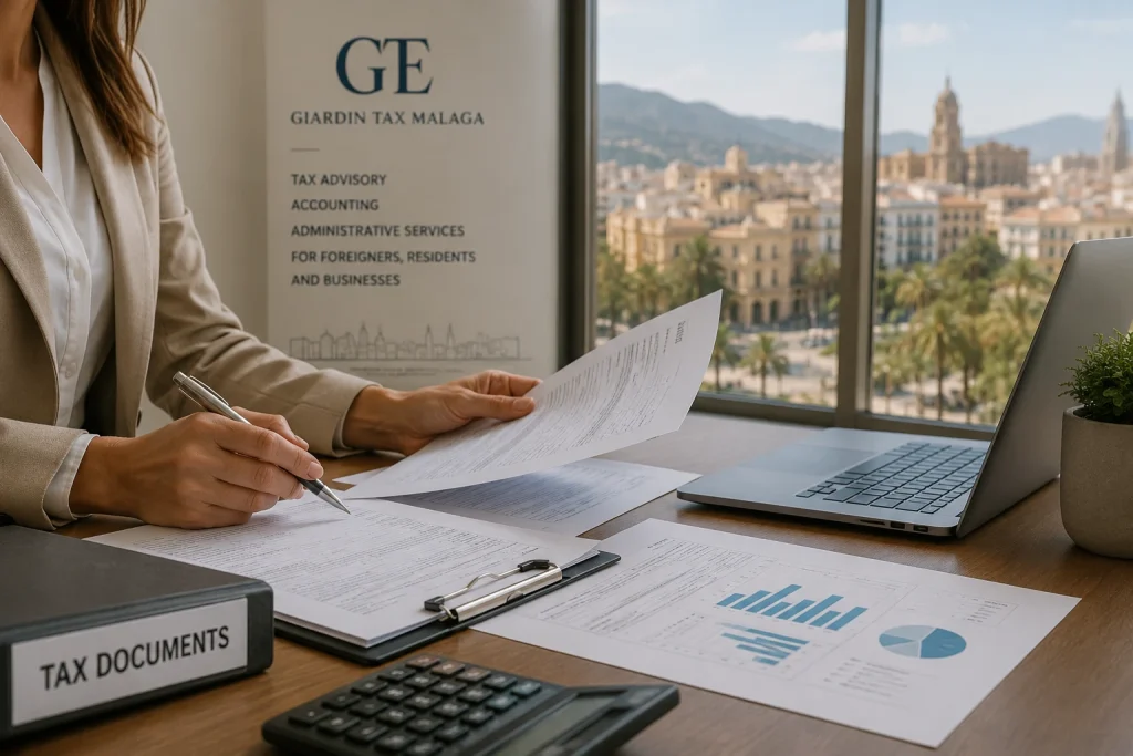 giardin tax documents office malaga